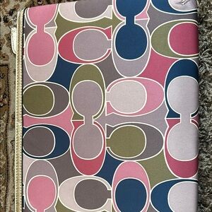 Coach Multicolor Signature Print Clutch